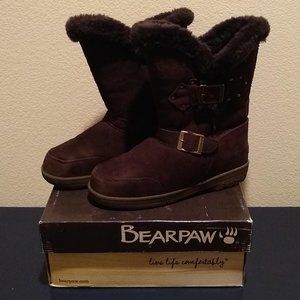 BearPaw Women's Madeline Winter Chocolate Boots 10